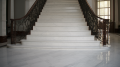 Лестница из мрамора Bianco Carrara (Бьянко Каррара)